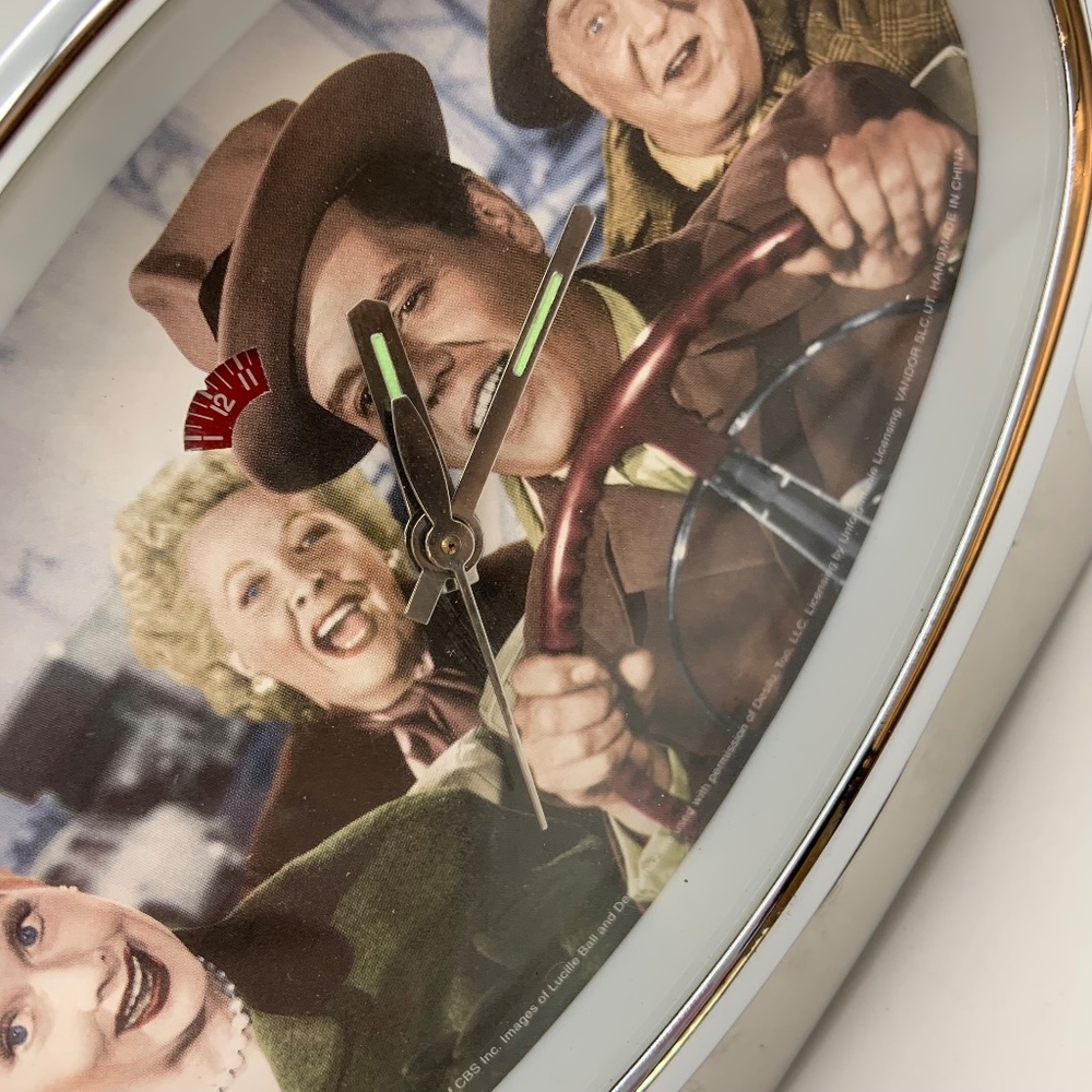 Vintage I Love Lucy California Here We Come Alarm Clock Light Wear Damaged Box - Picture 5 of 17